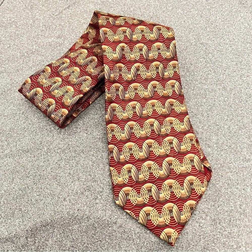 Ermenegildo Zegna Silk Designer Tie - Picture 4 of 7